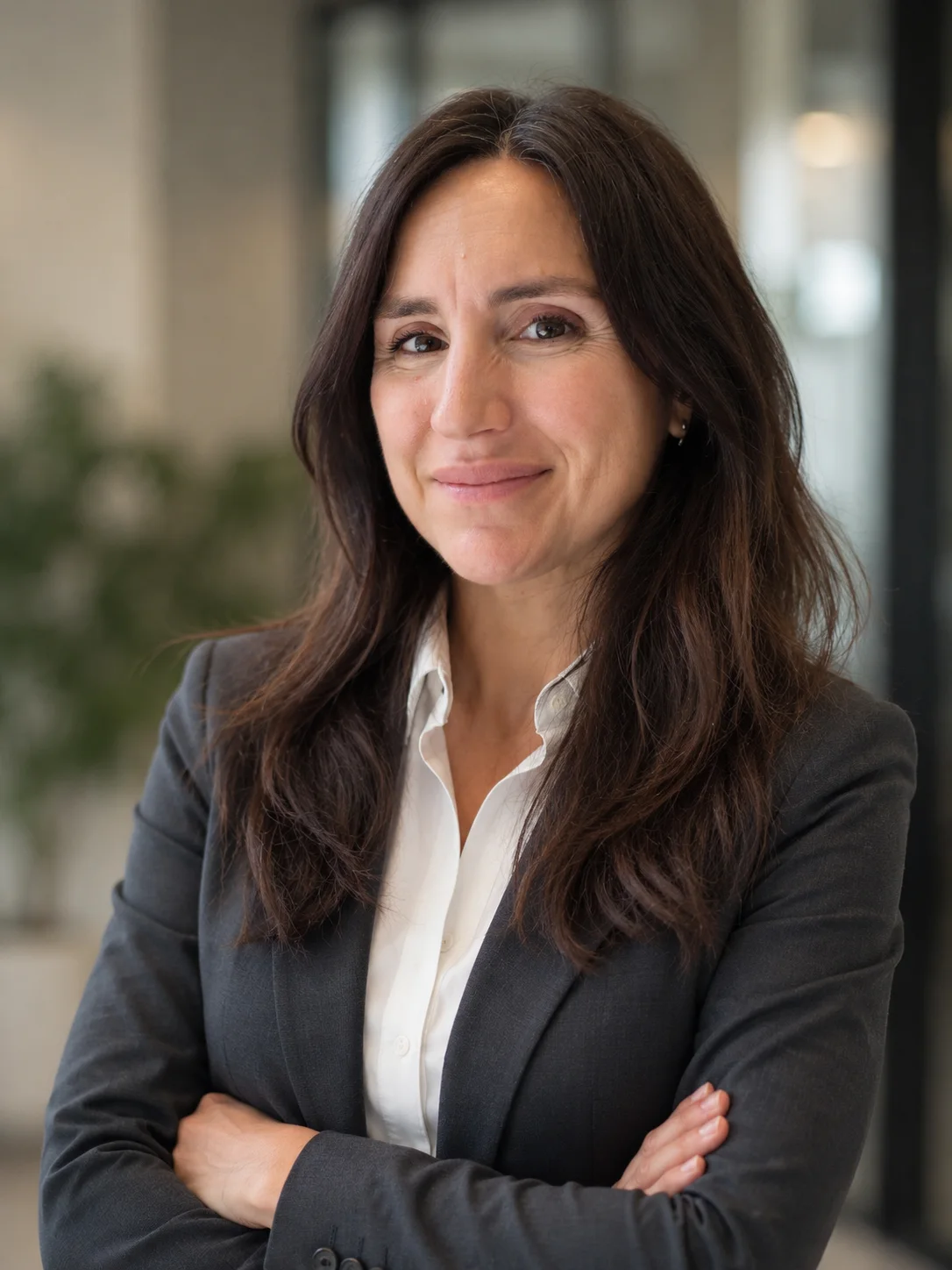 Retrato de Sara Santolaria, fundadora de Elocuente